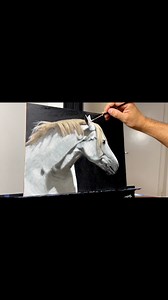 Watch the full tutorial. Link in comments. #oilpainting #horse | Tim Gagnon