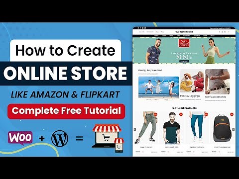 How to Create an eCommerce Website with WordPress Free | ONLINE STORE Tutorial 2023 [Hindi]