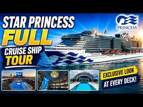 Star Princess Full Cruise Ship Tour | Complete Walkthrough and Review