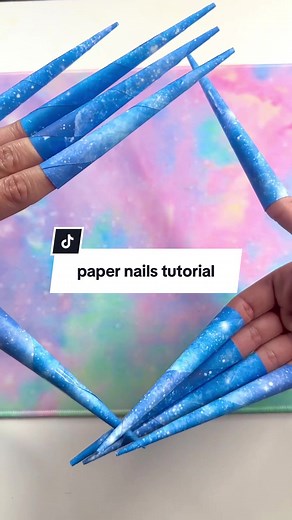 How To Make Fake Nails From Paper in Simple Steps