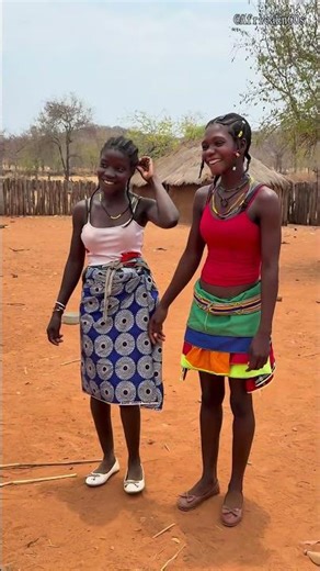 Dimba Tribe Women's Secrets – Living Deep in Southern Angola! 🌍✨ #Angola #shortsyoutube