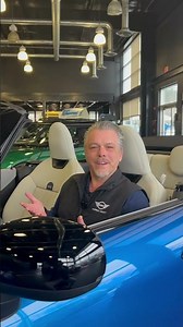 Icy Sunshine Blue, one of MINI’s newest color options #minicooper #mini #minicoopers #fyp #auto