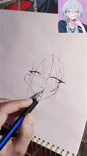 El error al copiar referencias anime #anime #drawinganime #animedrawing #drawingreference #howtodraw