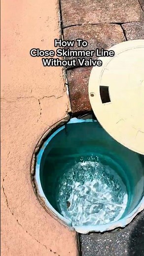 How to close skimmer without valve