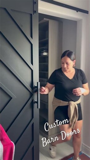 Custom barn door styles installed #home #ideas #diy #trending