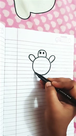 easy turtle 🐢 drawing #art #drawing #shortsfeed #artbyarshika