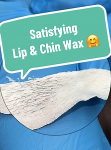Satisfying lip & chin wax using Moonlight wax by dnawaxsupply #fyp #esthetician #moonlight #wax #estheticianlife #foryoupage #satisfyingvideo #trending #viralvideo | Waxing Queen