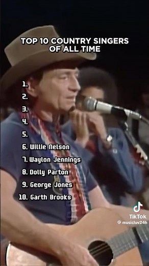 Ten greatest country singers of all time