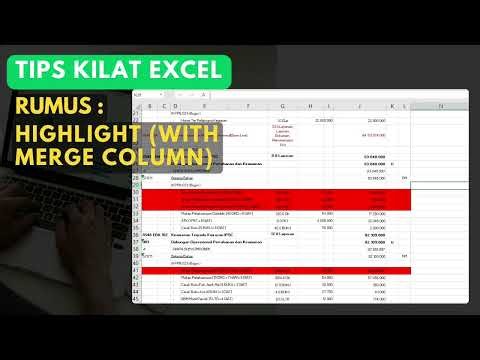 Cara Mudah Menggunakan SEARCH dan ISNUMBER buat HIGHLIGHT MERGE CELLS di Excel