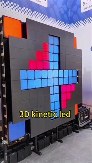 Amazing Kinetic LED Display in Action | 3D Dynamic LED Wall | Canton Fair 2026 Day 1 #kinetic
