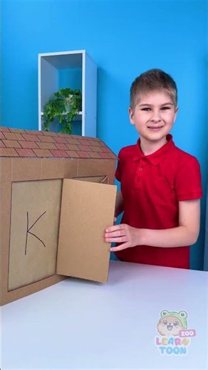 Open the Letter Doors and Guess What’s Inside ✨ #SmartKids