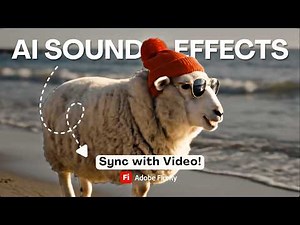 Create Realistic Sound Effects with Adobe Firefly AI | Sync Sound with Video! ✨