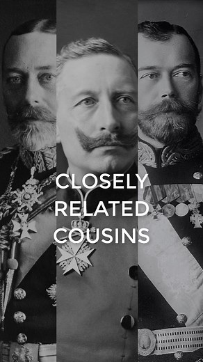 Did you know that three monarchs of World War I, King George V, Kaiser Wilhelm II, and Tsar Nicholas II, were closely-related cousins? | History in Color