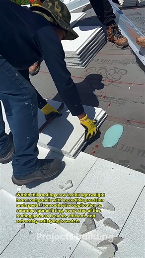 Perfect Foam Roof Installation Process That Looks So Satisfying