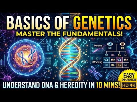 Basics of genetics-Lec 1 Playlist- Genetics #genetics #biology #lifesciences #sciencepassion