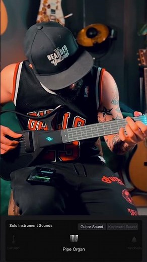 Playing the CyberG guitar