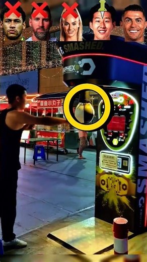 Football Players Vs Punching machine #shorts
