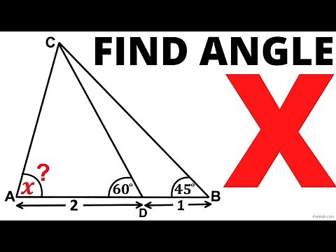 Find the angle X | How to Solve this Tricky Geometry problem Quickly