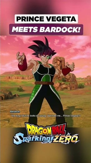 Prince Vegeta Meets Bardock – Interaction | Sparking! ZERO