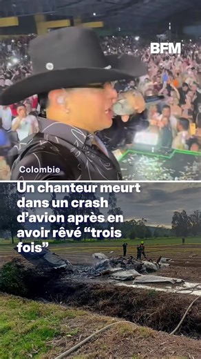 Crash d'avion près de Boyaca : Yeison Jimenez à bord