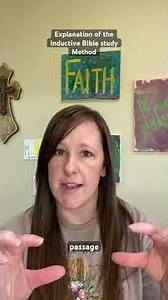 Explanation of the Inductive Bible Study method. #biblestudy #inductivebiblestudy