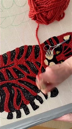 Punch needle speedy cat hyperlaps #punchneedle #textilefinishing #rughooking #textile #crochet