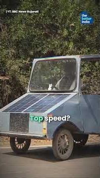 ₹30K Solar Car by Gujarat Villager | No Petrol Needed