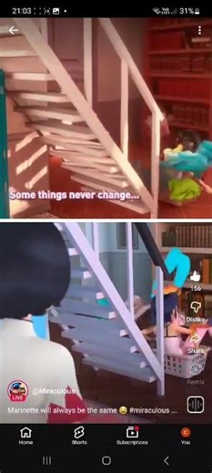 I agree Marinette will always be the same 😂 #miraculousladybug