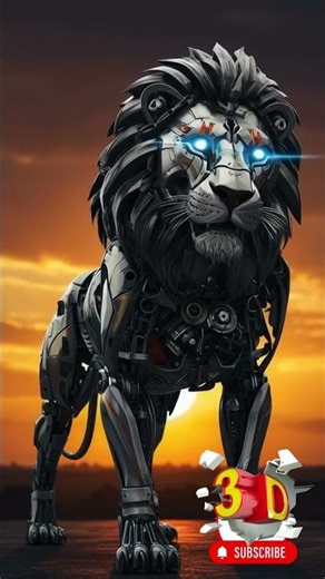 Unbelievable 3D Lion - Watch This Stunning Visual!