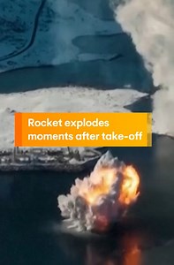 140K views · 410 reactions | A rocket launch in Norway has gone up in flames after the ship exploded seconds after lift-off. #rocketlaunch #rocket #failuretolaunch #launchfail #rocketfail #explosion #rocketexplosion #sunriseon7 WATCH SUNRISE FOR MORE | @7plus ☀️ | Sunrise | Facebook