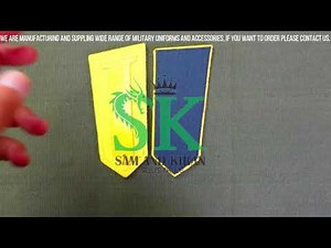 Military Epaulette Gray and Yellow, British Military Officer Shoulder Ranks, German Shoulder Boards