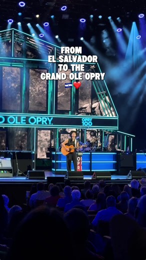 I sang this classic Pancho Lara song for the first time at my show in El Salvador in April and it was such a beautiful moment I felt inspired to bring it back for my @Grand Ole Opry set last night. I get asked all the time how I was born in El Salvador but decided to sing country music. Being from two places is hard sometimes because it kind of feels like you’re never ‘enough’ of one thing or too much of the other. Last night though, two sides of myself that sometimes feel different from each ot