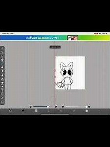Tutorial on how to make your drawings out of the outer canvas #Ibis Paint#