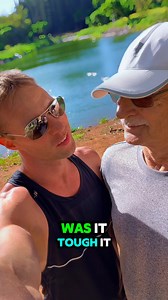 Dad Part 2: He made it. Type "APP" to workout with me to stay in shape! A steady climb up a 30% incline. (This is hard) A quiet duck pond at the top. My dad, wife, and my 3 daughters taking it all in. This is what staying active makes possible. Not perfection. Not intensity. Just the ability to go, to arrive, and to enjoy the moment. These are the memories movement protects. | Deron Buboltz