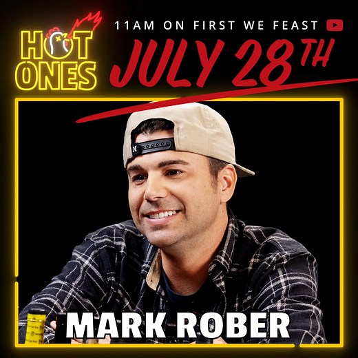 21K views · 170 reactions | This week on #HotOnes, we got #MarkRober vs. The Wings of Death.  Tune in Thursday @ 11AM ET.  | First We Feast | Facebook
