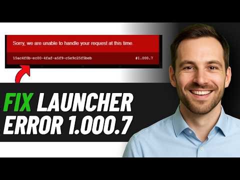 How To Fix Rockstar Games Launcher Error 1.000.7 (QUICK & EASY)