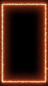 fire frame overlay vertical animation display