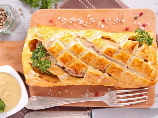 Filet mignon en croûte au jambon