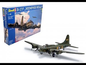 B-17 1/48 REVELL MEMPHIS BELLE MODEL KIT