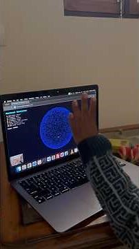 Interactive 3D Particle System Using Three.js