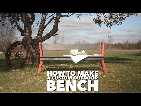 How to Make a Bench out of old Chairs