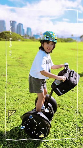 セグウェイ&ハワイアンショー🌺2023家族旅行🛫