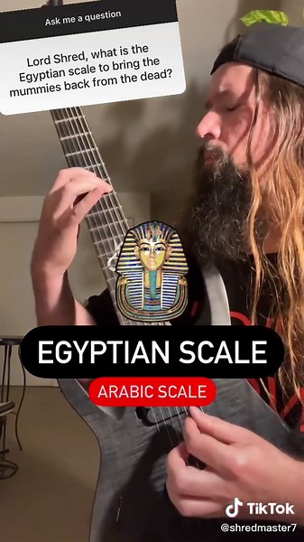 Egyptian Guitar Scales for Mummies Resurrection | Tutorial