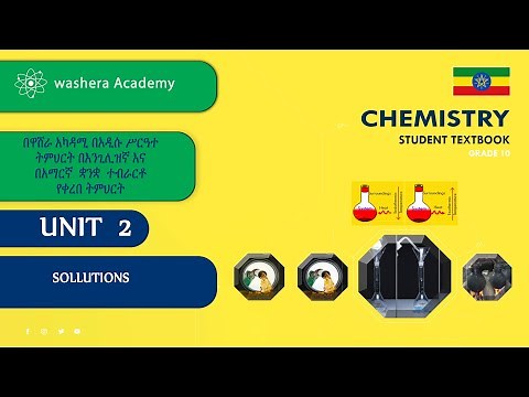 CHEMISTRY GRADE 10 UNIT 2 REVIEW EXERCISE PART ONE