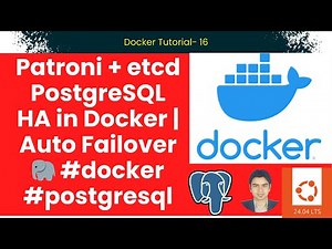 Patroni + etcd PostgreSQL HA in Docker | Auto Failover 🐘 #docker #postgresql #etcd #highavailability