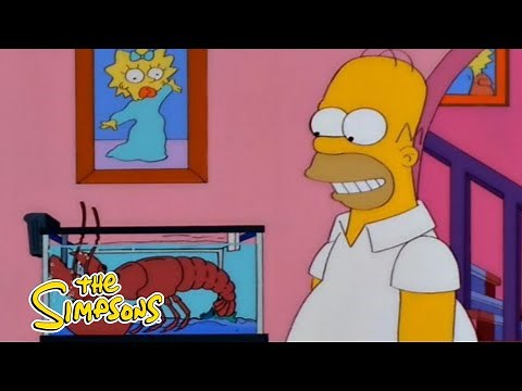 Homer Buys a Lobster 🦞 | The Simpsons