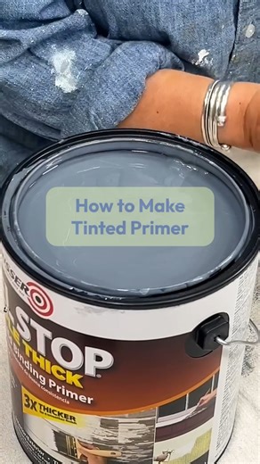 A simple way to tint your own primer so paint coverage looks better and goes on smoother. #paintingtips #diyhome #homeimprovement #handyhints #familyhandyman | Family Handyman