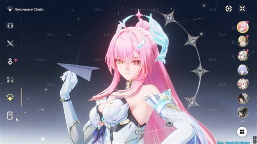 爱弥斯专武/共鸣链/待机/声骸/技能面板界面