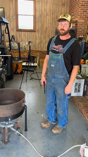 Finished building the stand for the burner. It ain’t gonna win no beauty contest but pretty don’t get you home. 🤣🤣🤣 | Bo Stokes