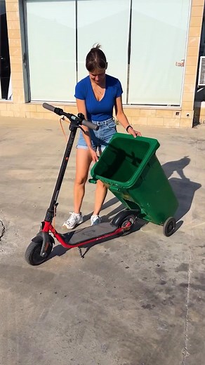 تحويل حاوية قمامة إلى سكوتر شارع 🔥 | الجانب المشرق Bright Side Arabic